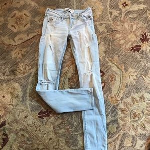 Light wash jeans from Hollister